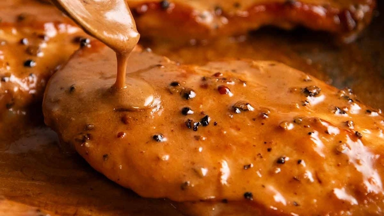 JB's Chicken au Poivre (French Chicken with Creamy Peppercorn Sauce)