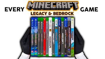 I Unboxed Every MINECRAFT LEGACY & BEDROCK Game EVER