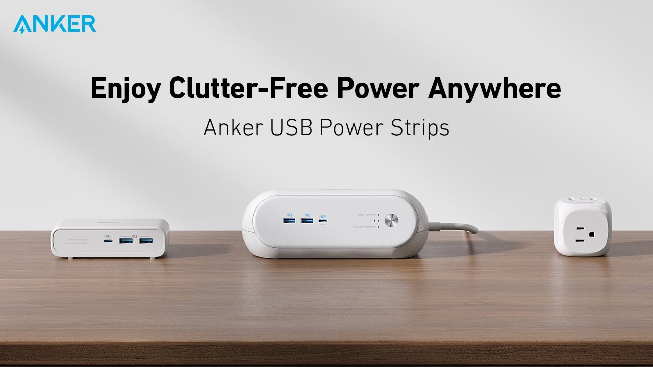 åndelig Kemiker Aktiver Anker USB Power Strips | Enjoy Clutter-Free Power Anywhere - YouTube