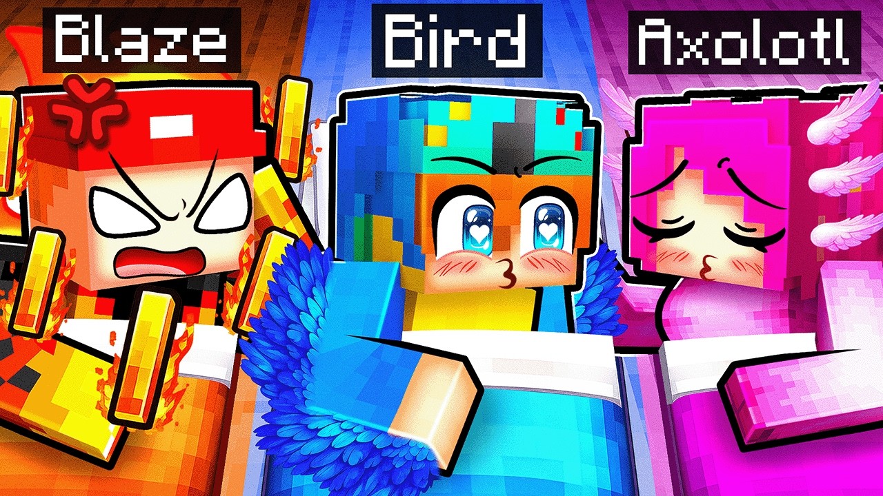 Having a PET SLEEP OVER in Minecraft!