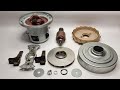 How to disassemble a vacuum cleaner motor Repair electric motor Fix engine