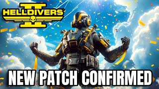 YES! Helldivers 2 NEW PATCH IS CONFIRMED!  Dev Talks Balancing and New Stuff!