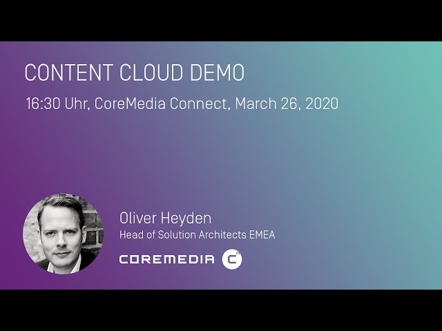 Digital Connect - 09 - Content Cloud Demo - Oliver Heyden