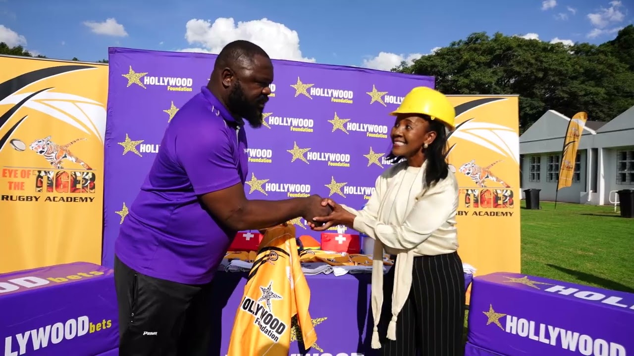 Hollywood Foundation 🤝 Phaka | Eye Of  The Tiger Rugby Academy | Mac Masina Foundation