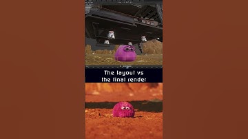 Blender Layout vs Final Render