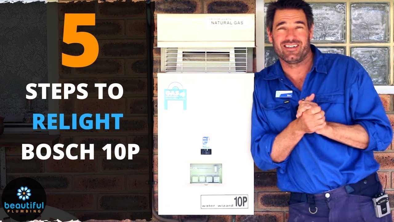 How To Relight Bosch Hot Water System Quick Easy Youtube