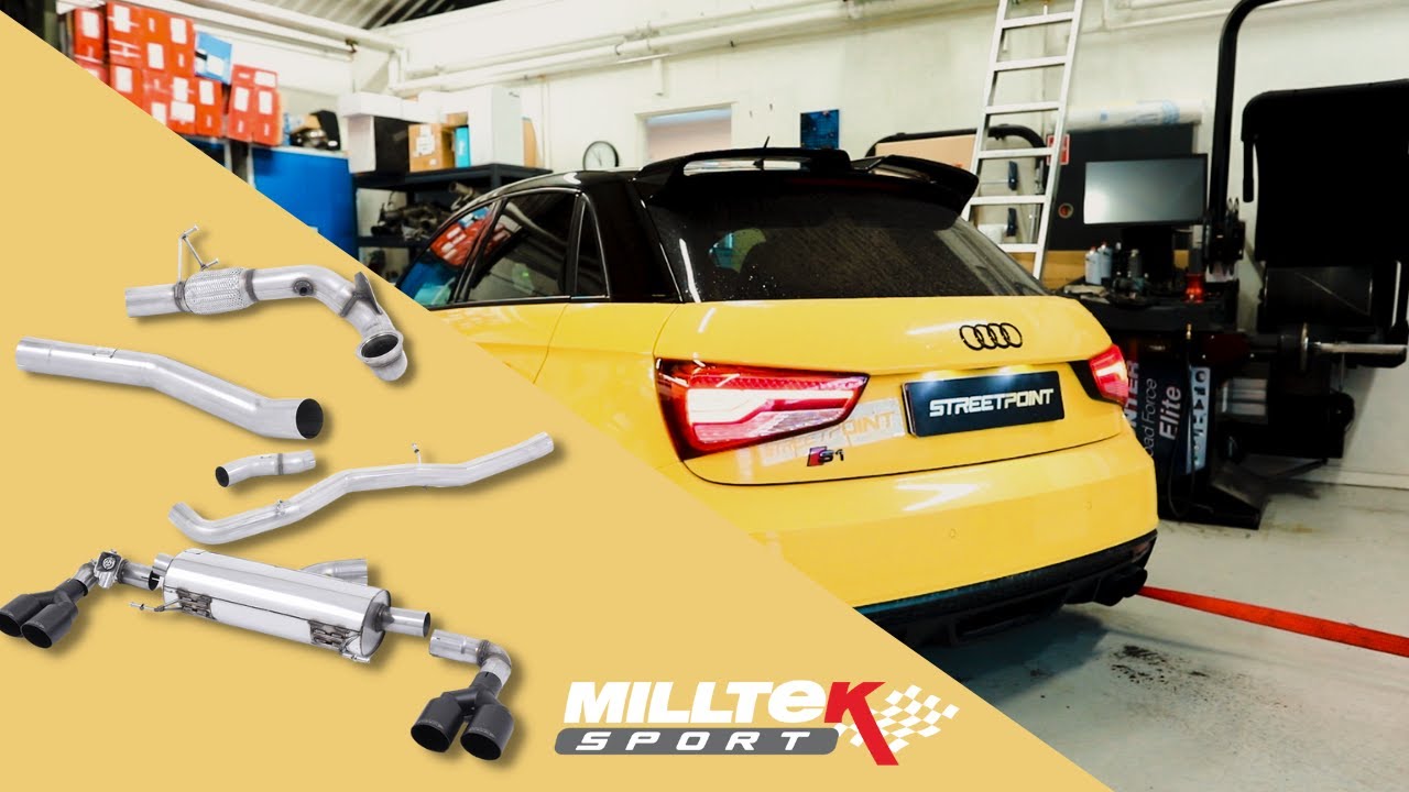 AUDI S1 8X - Milltek Sport Non Resonated Catback & Decat Downpipe