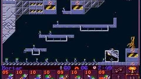 Space, level 1; a Lemmings 2 walkthrough