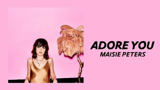 Video thumbnail of "Maisie Peters - Adore You (Lyrics Video)"