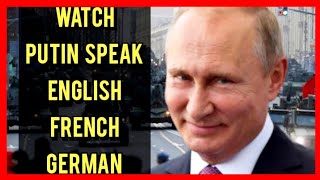 Watch Putin Fluently Speak In English, French & German, He's A Genius! | Russia-Africa Summit