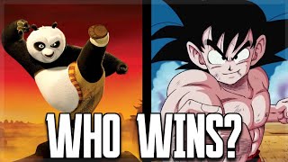Teen Goku VS Po | Dragon Ball vs Kung Fu Panda