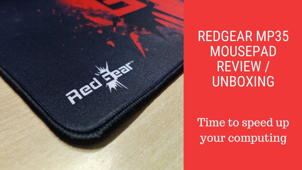 RedGear MP35 MousePad Unboxing / Review | YoGadz