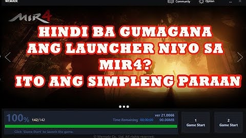 FIXING MIR4 LAUNCHER DESKTOP ISSUE ONLY