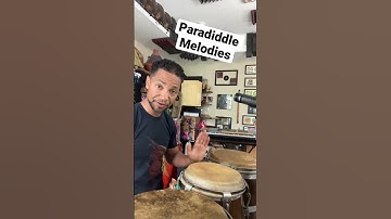 Making Melodies on congas with paradiddles #percussion #congas