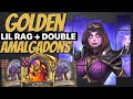 GOLDEN LIL RAG + Double Amalgadon?! Not Your Typical Jandice -Hearthstone Battlegrounds