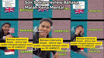 Viral Tiktoker Malaysia Menertawai Kosakata Bahasa Indonesia Kena Hujat Netizen !!