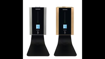 TF86 Desktop Automatic Thermometer Hand Sanitizer Dispenser Installation Video