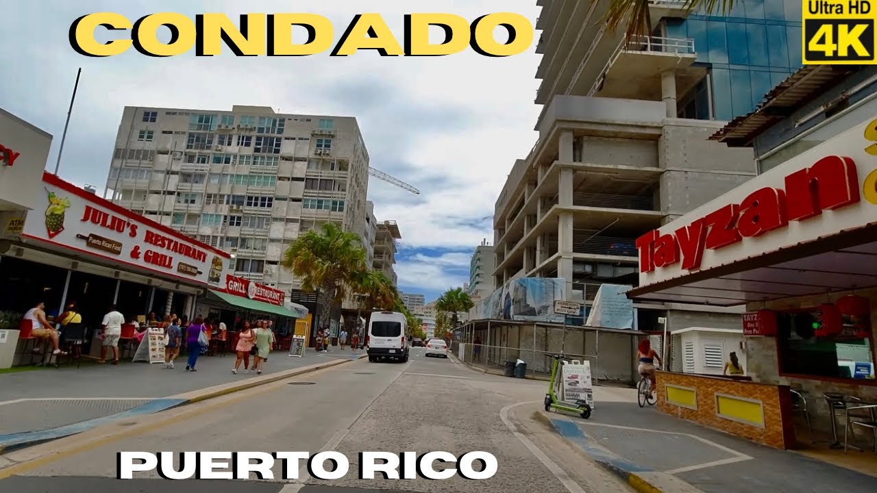 Driving Condado, Santurce, San Juan | Puerto Rico 4K 🇵🇷