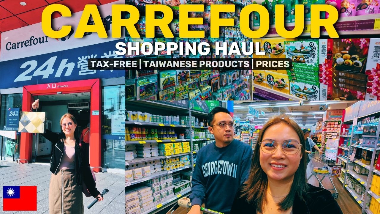 🇹🇼 Carrefour Shopping Haul | Buying Pasalubong in Taipei, Taiwan