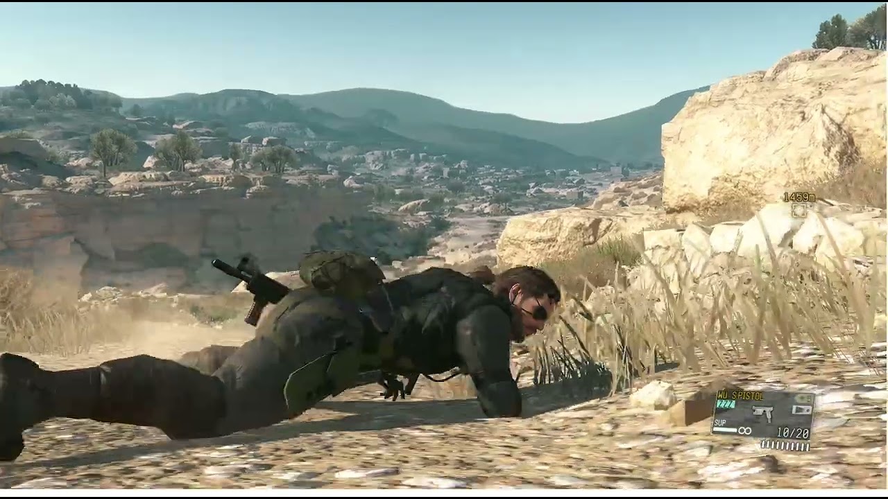 METAL GEAR SOLID V  THE PHANTOM PAIN 2025 bug zoom crouch prone sprint