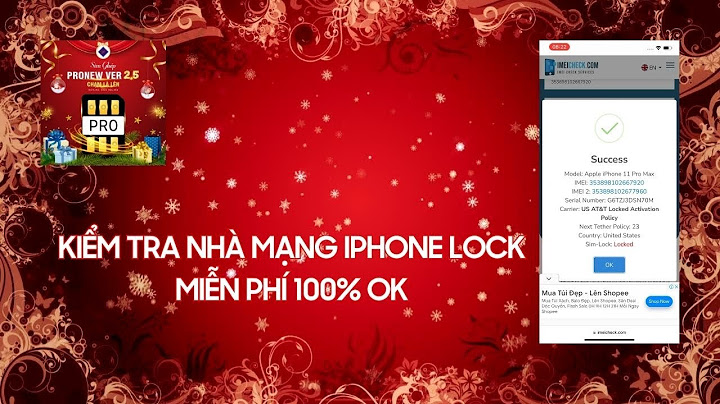 Hướng dẫn check nhà mạng iphone lock