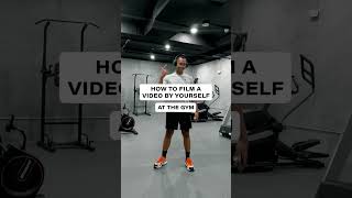 📱 How To Film A Video By Yourself At The Gym! #gym #workout #fitness #shorts