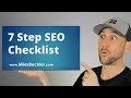 7 Step SEO Checklist For 2019 - The Secret Behind My 14,969,843 Visits From Google Revealed!