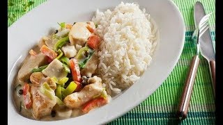Курица в сметане с овощами. Куриная грудка с овощами. Chicken and vegetables Курица в сметане с овощами. Куриная грудка с овощами. Chicken and vegetables