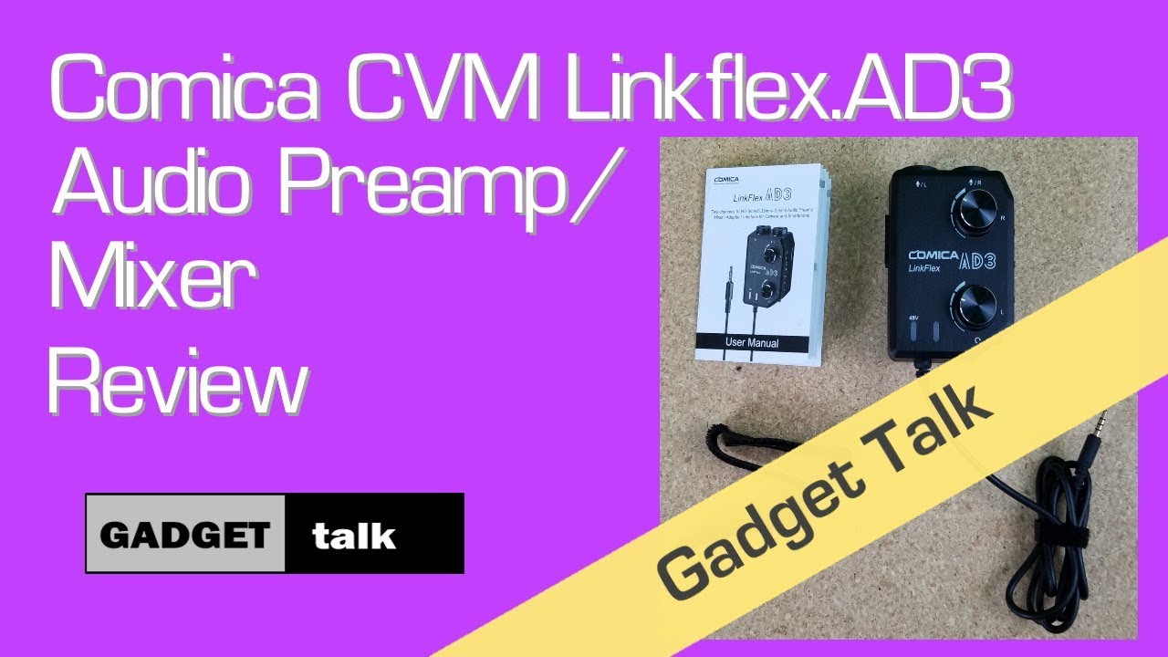 Comica CVM Linkflex.AD3 Mixer Preamp - Gadget-talk