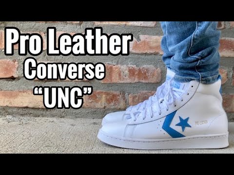 Converse Pro Leather Mid “UNC” Review & On Feet - YouTube