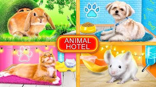 Extreme Makeover Bunk Bed for Pets! We Build a Hotel at Home for Pets screenshot 5