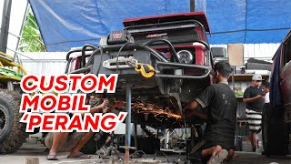 Melihat BSR Offroad Membuat Custom Mobil 'Perang' Raja Tanjakan