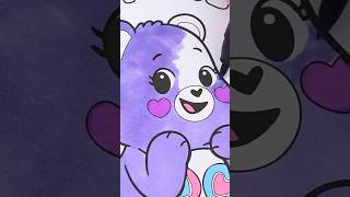 Coloring Share Bear 💜 #carebears #coloring #art