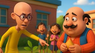 Motlu Patlu Save the Environment  |  Funny Tree 🌲 Planting Story