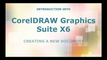 CORELDRAW Tutorial #5 How to creating a New Documents and use GUI Interface