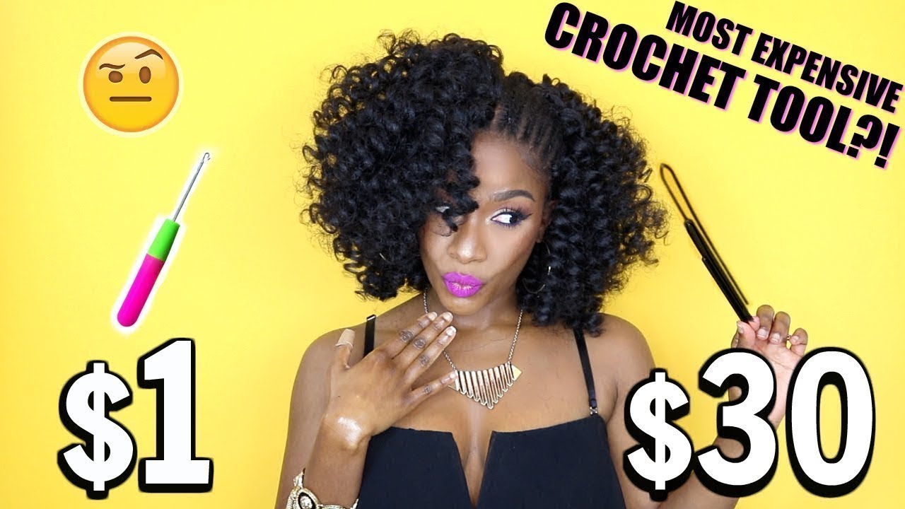 $30 CROCHET TOOL?! 😱 First Impressions & Crochet Braids Tutorial