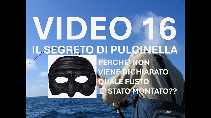 VIDEO N.16 IL SEGRETO DI PULCINELLA