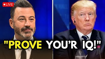 Trump DEMANDS an IQ Test — 13 Seconds Later, Jimmy Kimmel Asks ONE Question That Leaves Him STUMPED