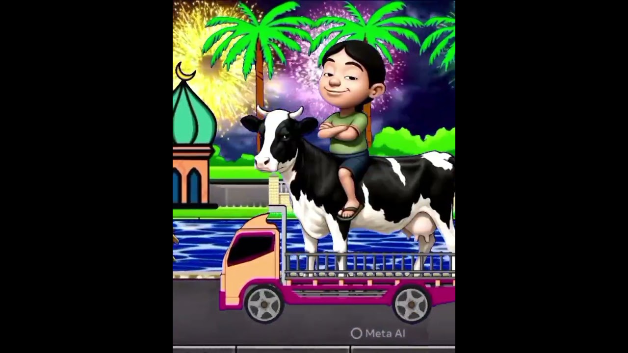 Parade takbiran keliling malam idul adha 2025 ada sapi kurban #allahuakbar #fyp #takbiran