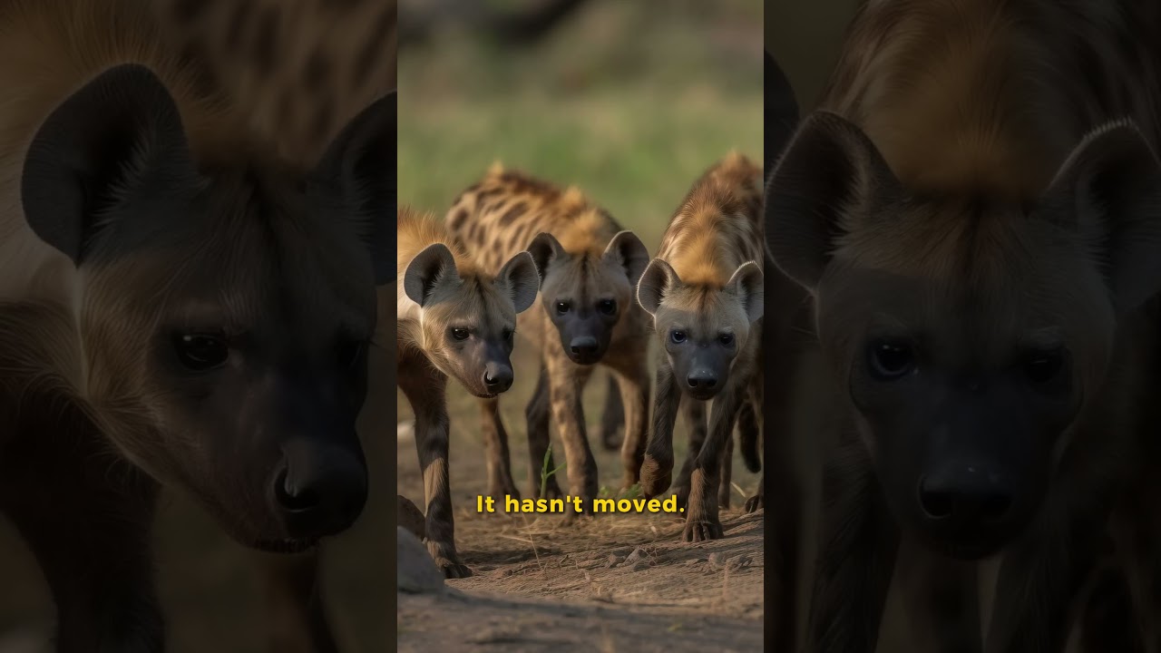 The laugh comes after. 