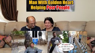 Salman Khan Supply Groceries to Poor People for Free in Mumbai | with Jacqueline and Lulia |REACTION