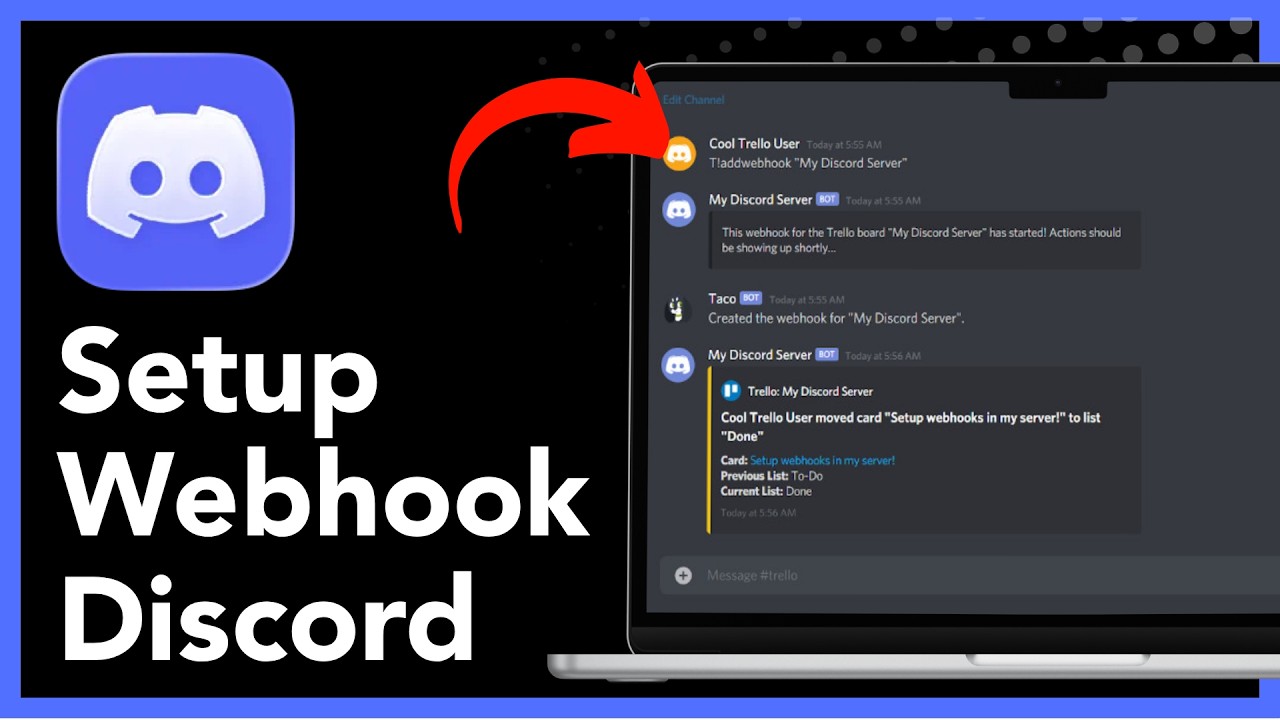 How To Create Webhook On Discord - Discord Webhook Tutorial - YouTube