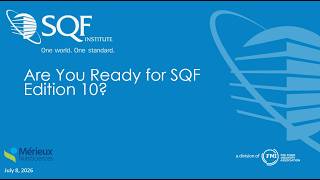 Are You Ready For SQF Edition 10