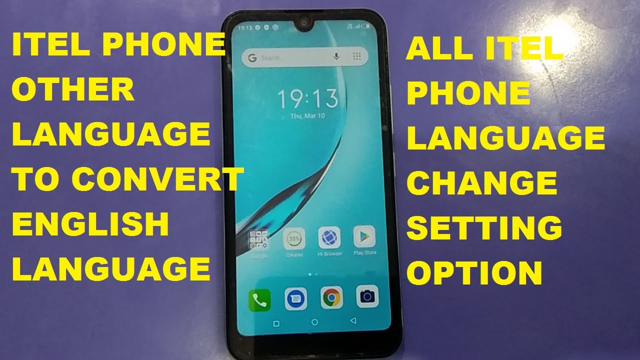 itel mobile phone language change & other language to convert english language !!