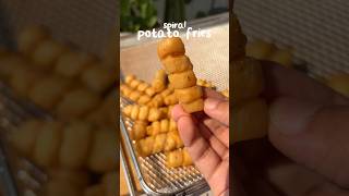 Spiral Potato Fries #shorts #youtubeshorts #shortsfeed