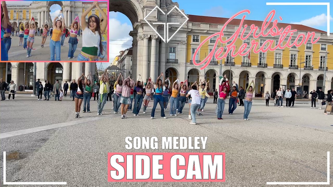 [KPOP IN PUBLIC | SIDE CAM] Girls' Generation (소녀시대) SONG MEDLEY | Dance Cover by HEART GUN Portugal