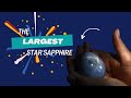 The Largest Star Sapphire Ever Found: The Star of Adam #crystals #gems #record