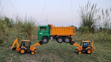 pahad ki chadai | jcb Loading Sand| Scania Tipper Truck | Escort Tractor | Ford Tractor |#toys_kids