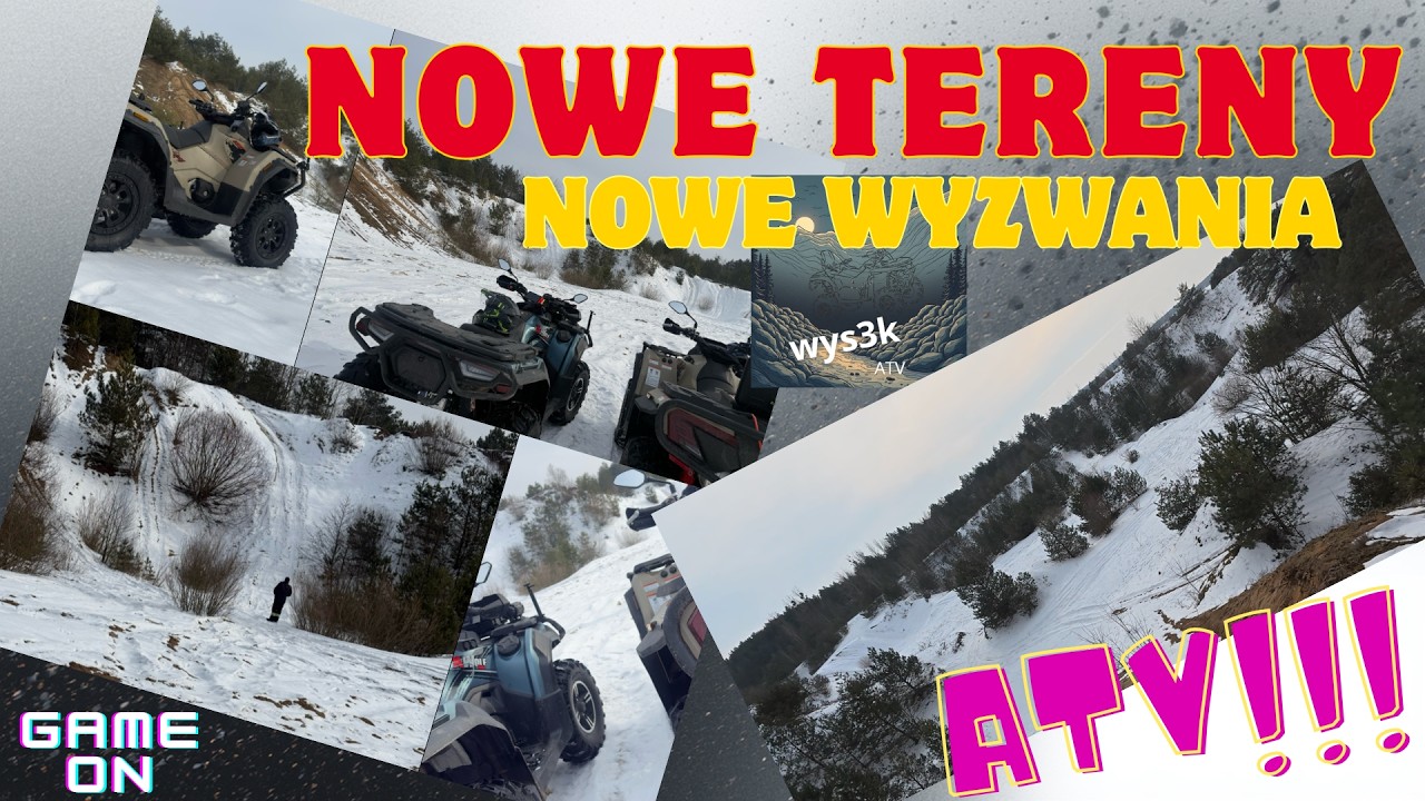 ATV. Nowa żwirownia znaleziona przy trasie TET. Nowa trasa, nowe wyzwania. Loncin i QJ.
