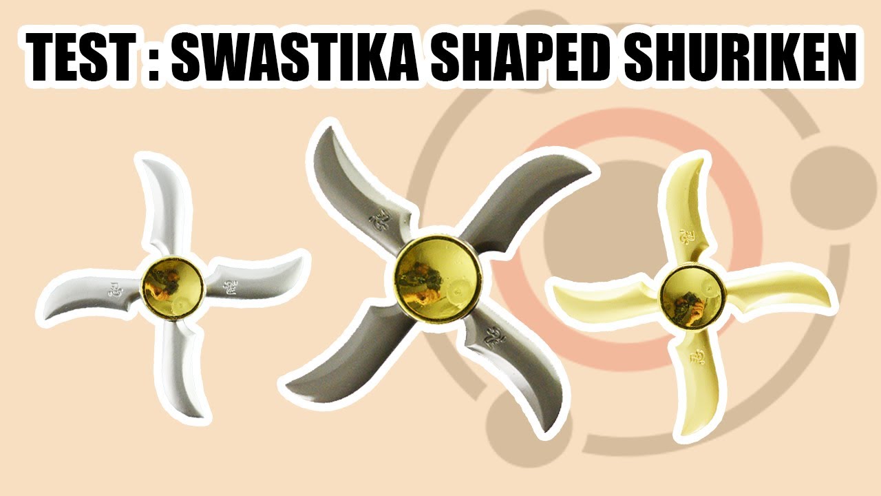 SWASTIKA SHAPED SHURIKEN : Hand Spinner par STEELSPINNER